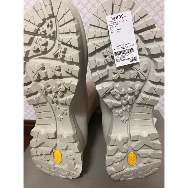 SNIDEL(スナイデル)の未使用☆SNIDEL Vibramソールショートブーツ レディースの靴/シューズ(ブーツ)の商品写真