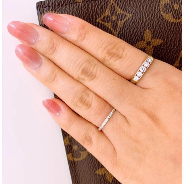 美品❣️VSクラス❣️ギラギラD0.50ct コンビカラー プラチナダイヤ