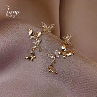 スタージュエリー(STAR JEWELRY)の☆Butterfly Continuous pierce☆s925 post(ピアス)