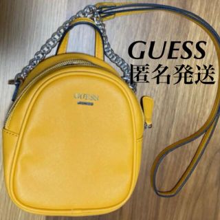 ゲス(GUESS)のGUESS ショルダーバック　イエロー(ショルダーバッグ)