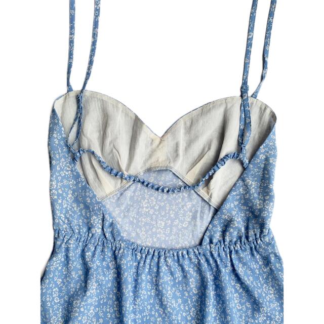 Verybrain(ベリーブレイン)のverybrain VD-203 Blue Flower Cami Dress レディースのワンピース(ひざ丈ワンピース)の商品写真