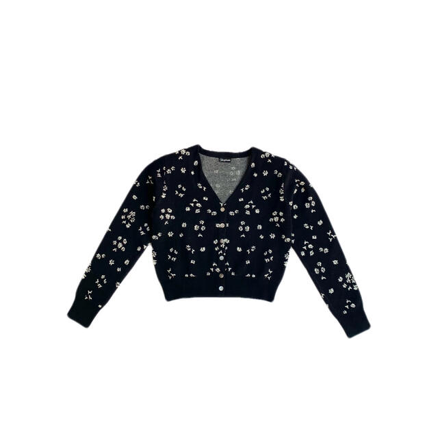 verybrain VK-106 FlowerJacquard Cardigan