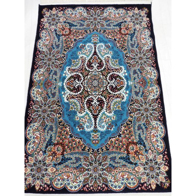 高密度ウィルトン織りペルシャ絨毯/豪華な色柄の高級カーペット150x100 ...