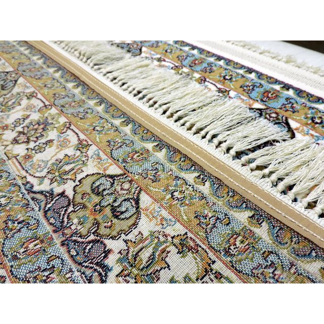 高密度ウィルトン織りペルシャ絨毯/豪華な色柄の高級カーペット 150x100