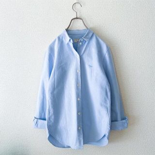 メゾンキツネ(MAISON KITSUNE')のメゾンキツネ / オックスフォード フォックス クラシックシャツ 青(シャツ/ブラウス(長袖/七分))