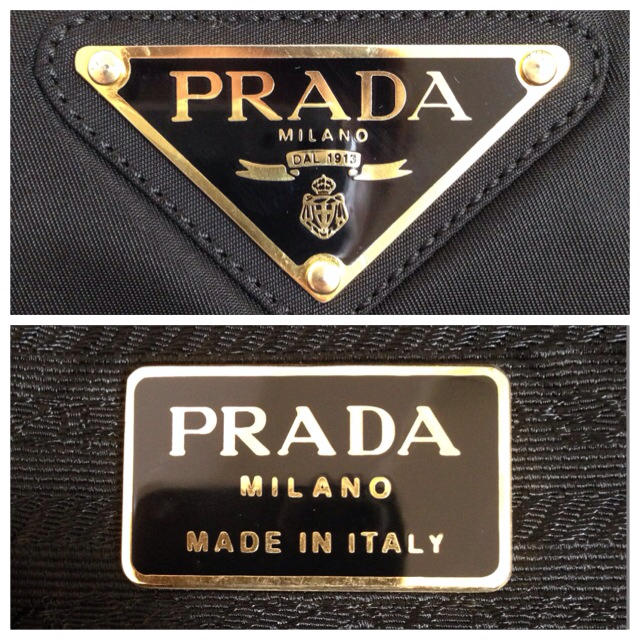 PRADA(プラダ)の美品☆プラダの黒ナイロントートバッグ レディースのバッグ(トートバッグ)の商品写真