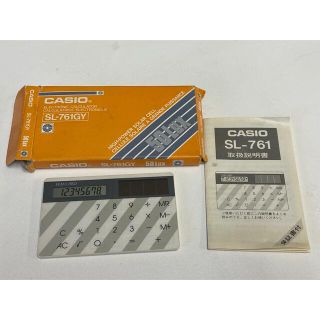 カシオ(CASIO)の昭和レトロなカード式の電卓　カシオ(オフィス用品一般)