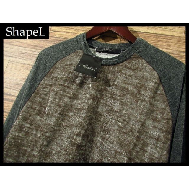 Shapel - G② XL 新品 保管品 ShapeL シャペル 異素材 ニット 切替 Tシャツの通販 by raku 3rd shop