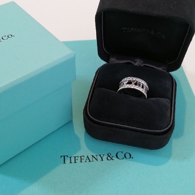 Tiffany & Co.(ティファニー)のティファニー　オープンアトラス　ダイヤモンドリング　10号　ホワイトゴールド レディースのアクセサリー(リング(指輪))の商品写真