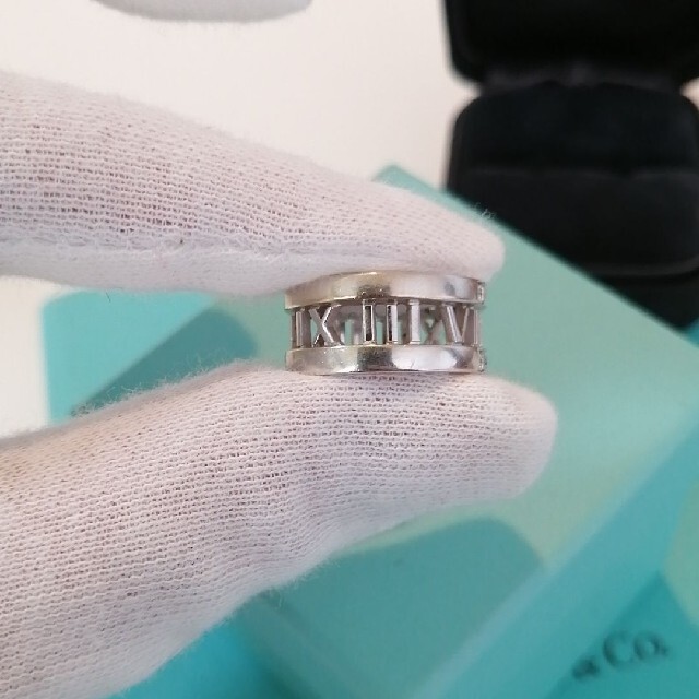 ティファニー TIFFANY&Co. アトラス オープン 7号 リング K18 WG