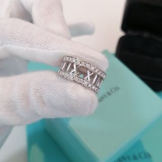 新作人気モデルアクセサリーTiffany & Co. - ティファニー オープンアトラス ダイヤモンドリング