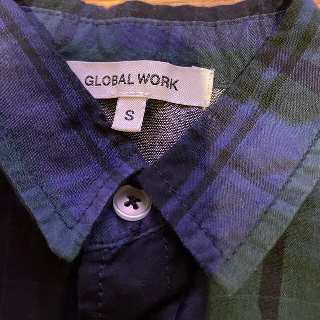 GLOBAL WORK(グローバルワーク)のグローバルワーク　チェックシャツ キッズ/ベビー/マタニティのキッズ服男の子用(90cm~)(ブラウス)の商品写真