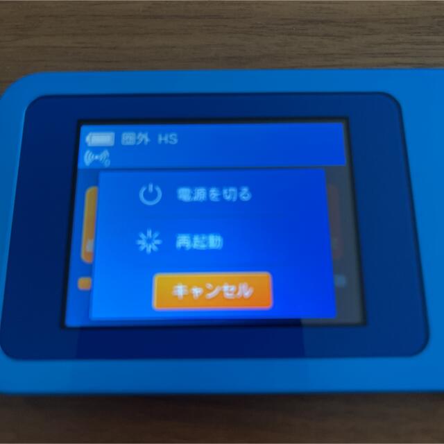 au(エーユー)のWiMAX2+ Speed Wi-Fi NEXT W01 マリン HWD31S… スマホ/家電/カメラのスマートフォン/携帯電話(その他)の商品写真