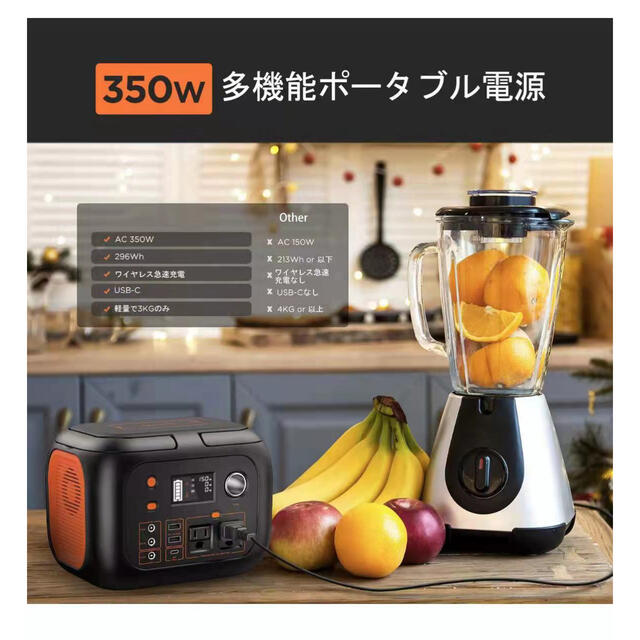 ワイヤレス充電付き大容量80000mAh‼️コンパクト軽量ポータブル ワイヤレス充電付き大容量80000mAh‼️コンパクト軽量ポータブル