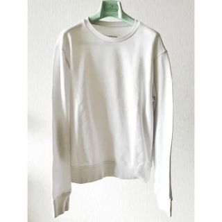 マルタンマルジェラ(Maison Martin Margiela)の6万円マルジェラMARGIELAエルボーパッチスウェット限定品ホワイト(スウェット)