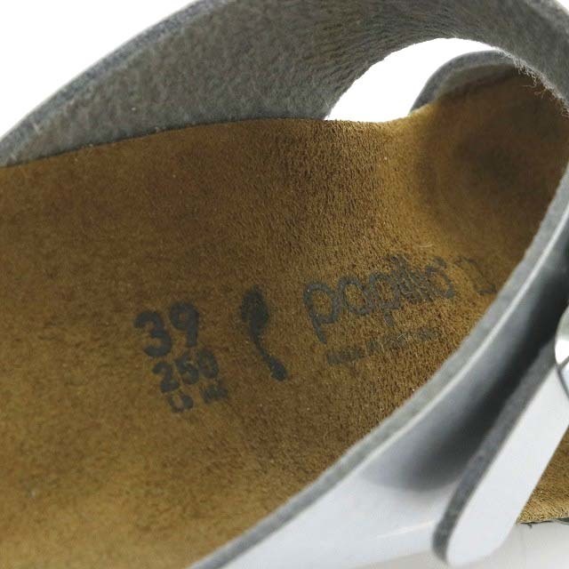 BIRKENSTOCK(ビルケンシュトック)のビルケンシュトック Papillio ドロシー ミュール 39 シルバー色 レディースの靴/シューズ(ミュール)の商品写真
