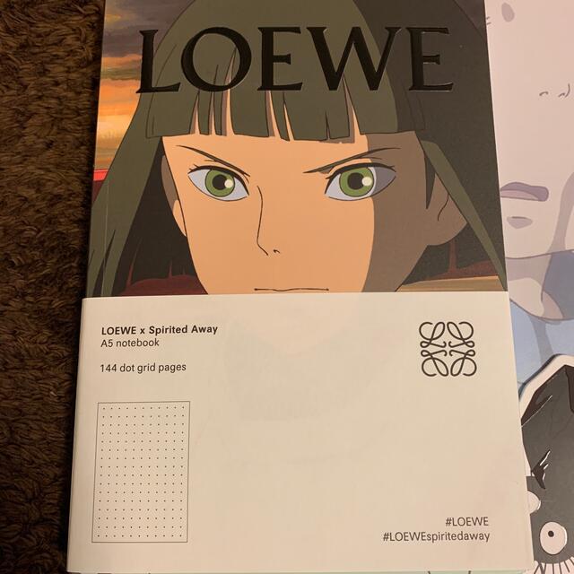 LOEWE(ロエベ)のロエベ   千と千尋　限定ノベルティノート、ショッパーセット エンタメ/ホビーのコレクション(ノベルティグッズ)の商品写真