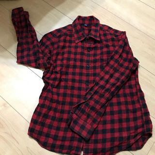 ユニクロ(UNIQLO)のネルシャツ　140(ブラウス)