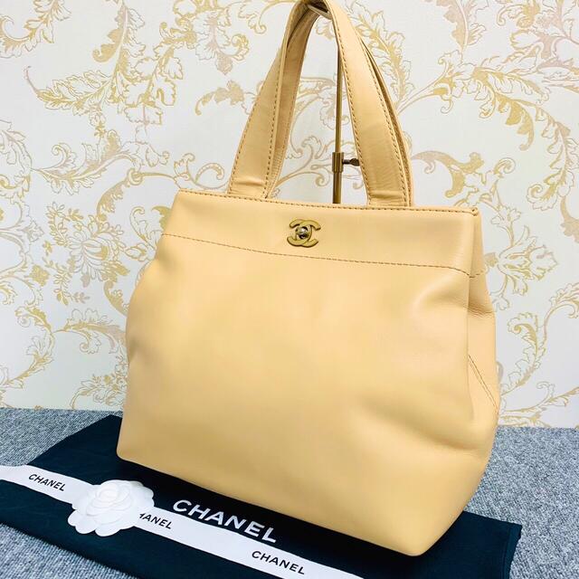 ✴︎美品　CHANEL シャネル ココマーク ターンロック トートバッグトートバッグ