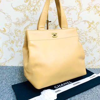 CHANEL - ✴︎美品 CHANEL シャネル ココマーク ターンロック トート