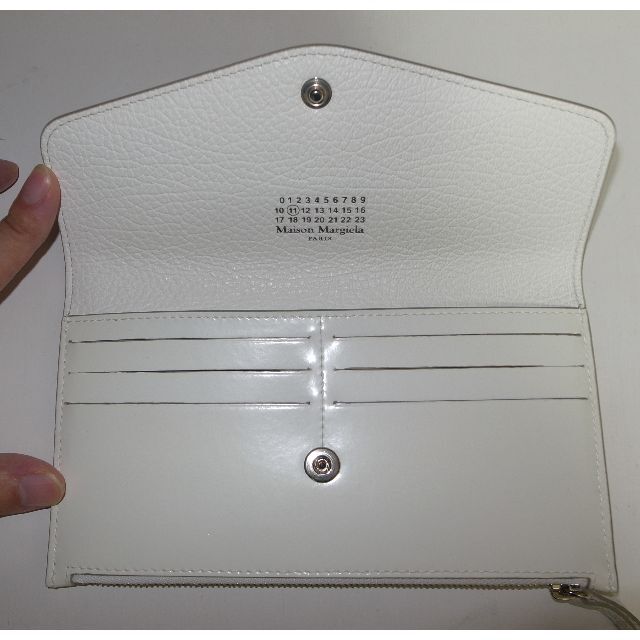 maison margiela マルジェラ 長財布 wallet white