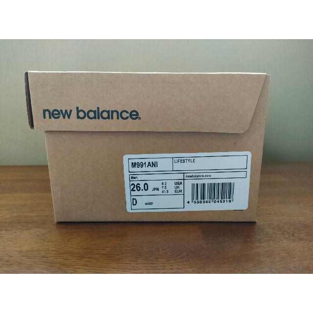 ★【新品未使用】New Balance M991AN 26cm グレー