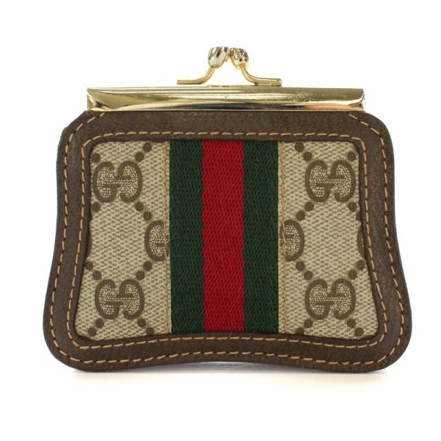 Gucci - グッチ オールドグッチ コインケース 小銭入れ がま口 GG ...