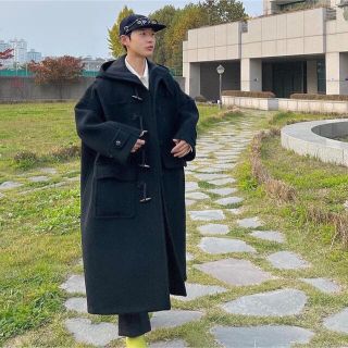 FUMITO GANRYU Vintage modern duffle coat