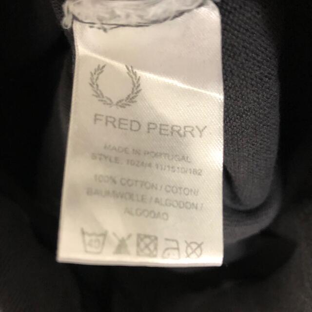 FRED PERRY ブラックグレー　ニット　セーター　XLサイズ　ポルトガル製