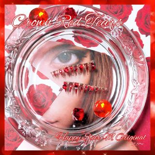 ❤感謝品★Crown Red Tears ★party下まつげ★クラウン レッド(つけまつげ)