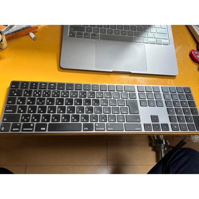 キーボードケーブルタイプ美品 Apple Magic Keyboard テンキーJIS スペースグレイ