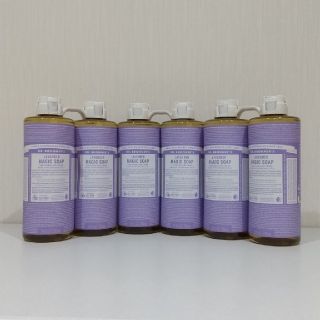 ドクターブロナー(Dr.Bronner)のドクターブロナー  マジックソープ  ラベンダーの香り 739mI  ×  6本(ボディソープ/石鹸)