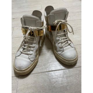 ジュゼッペザノッティ(GIUZEPPE ZANOTTI)のジュゼッペザノッティ　スニーカー　白　36(スニーカー)