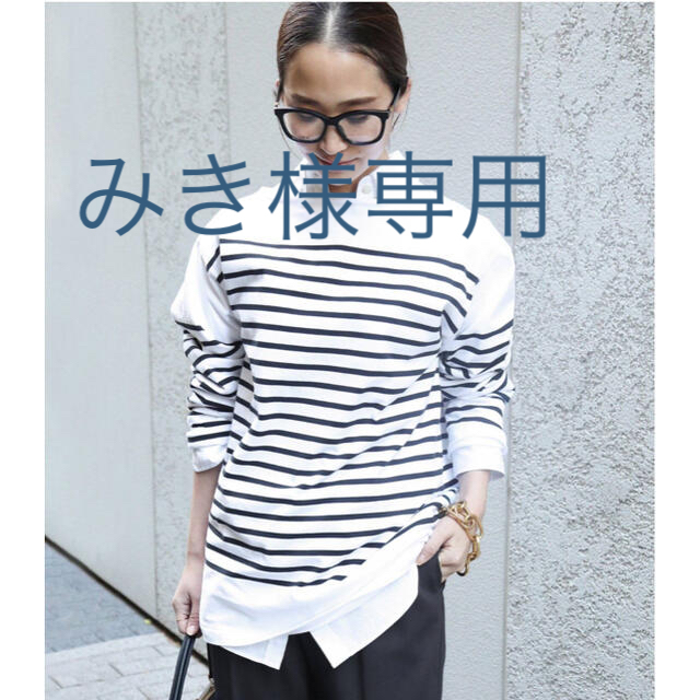 DEUXIEME CLASSE(ドゥーズィエムクラス)のDeuxieme Classe *Coco Stripe T No4 レディースのトップス(Tシャツ(長袖/七分))の商品写真