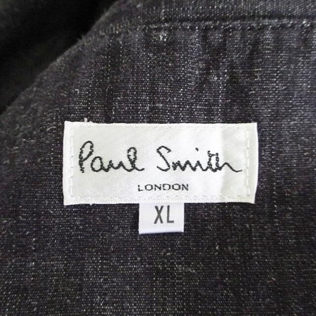 Paul Smith(ポールスミス)のポールスミス PAUL SMITH ジャケット デニム 黒 ブラック XL メンズのジャケット/アウター(テーラードジャケット)の商品写真