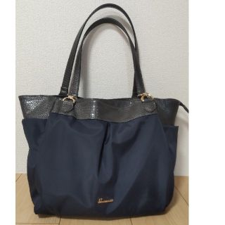 サック(SAC)のSAC A4ナイロンコンビトート(トートバッグ)