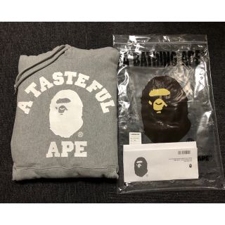 アベイシングエイプ(A BATHING APE)の【限定】 BAPE×JJJJOUND BIGロゴパーカー HOODIE(パーカー)