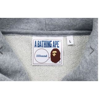 A BATHING APE - 【限定】 BAPE×JJJJOUND BIGロゴパーカー HOODIEの