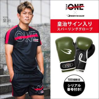メール便送料無料05 皇治直筆サイン入りグローブ - 格闘技/プロレス