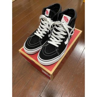 ヴァンズ(VANS)のvans スケハイ　ブラック　25.5cm(スニーカー)