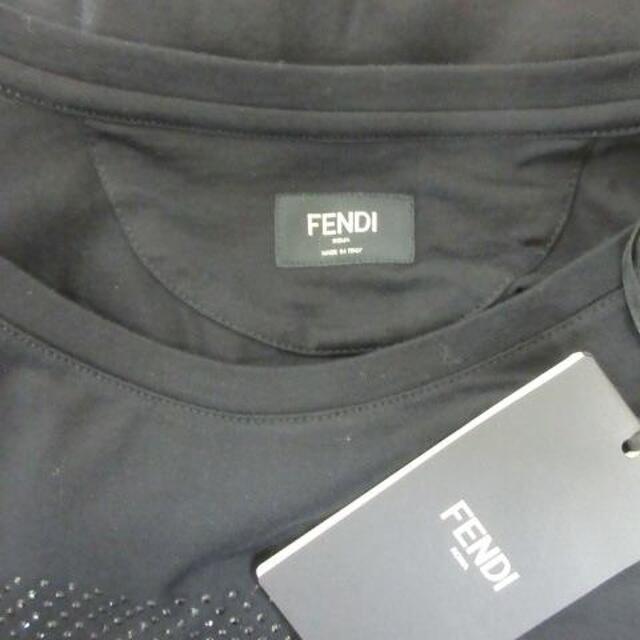 FENDI(フェンディ)のフェンディ FENDI Tシャツ 半袖 モンスター 綿 黒 ブラック 黄 58 メンズのトップス(Tシャツ/カットソー(半袖/袖なし))の商品写真