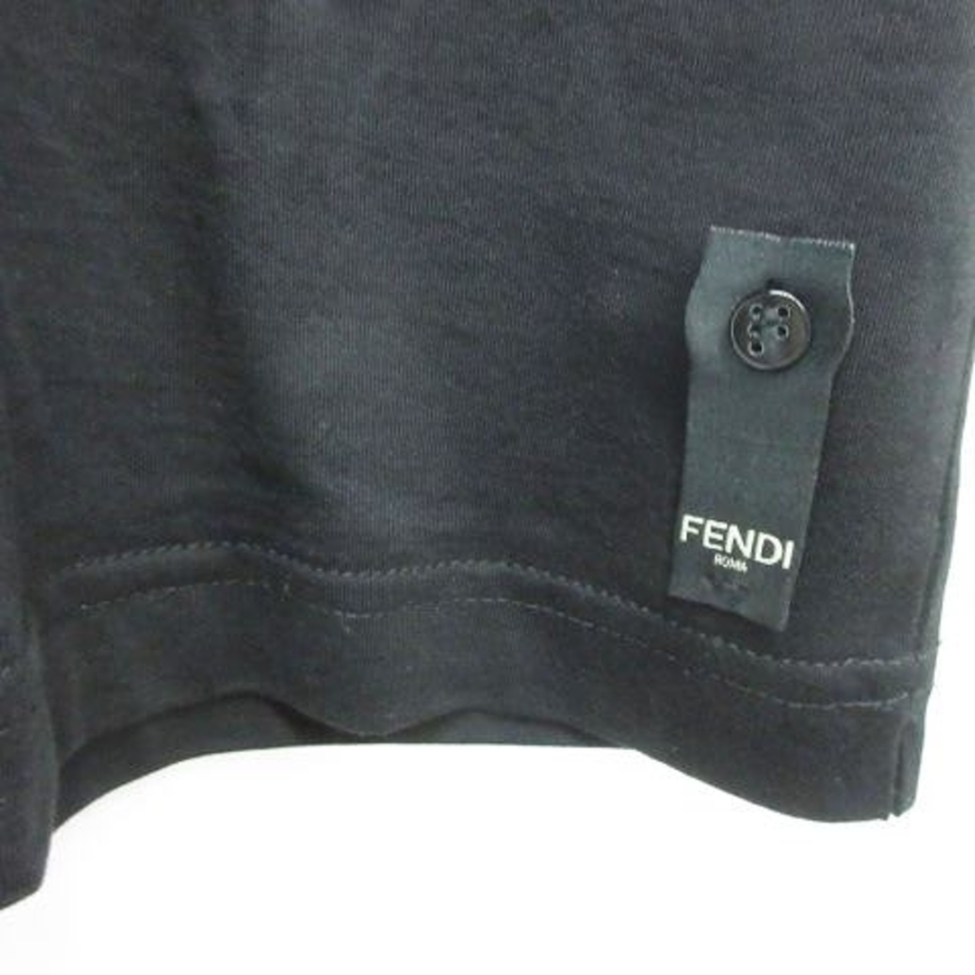 FENDI(フェンディ)のフェンディ FENDI Tシャツ 半袖 モンスター 綿 黒 ブラック 黄 58 メンズのトップス(Tシャツ/カットソー(半袖/袖なし))の商品写真