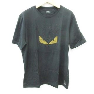 FENDI モンスター スワロフスキー半袖Tシャツ(黒)