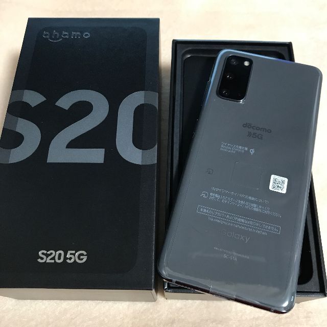 【新品/未使用】Galaxy S20 5G［SC-51A］★SIMフリースマートフォン/携帯電話