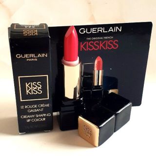 ゲラン(GUERLAIN)の★ミニ★ゲランキスキス　344セクシーコーラル オレンジコーラル(口紅)