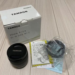 タムロン(TAMRON)のTAMRON 20mm F2.8 SONY Eマウント 【美品】(レンズ(単焦点))