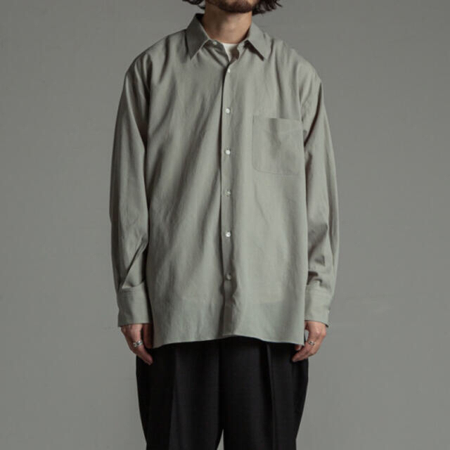 MARKAWARE 2020ss シャツ SAGE green S