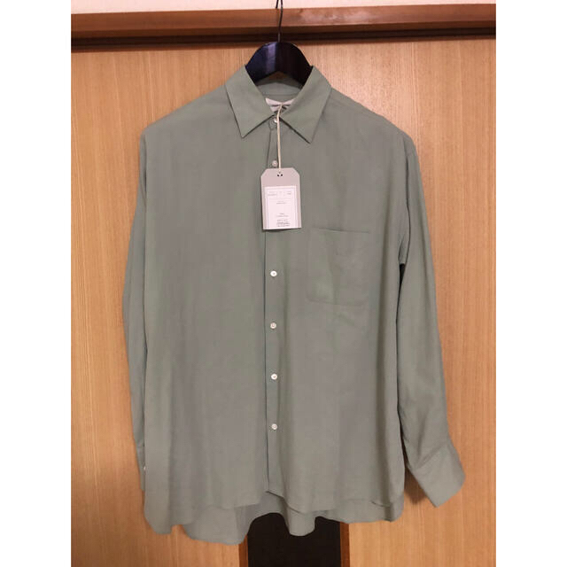 MARKAWEAR(マーカウェア)のMARKAWARE 2020ss シャツ SAGE green S メンズのトップス(シャツ)の商品写真