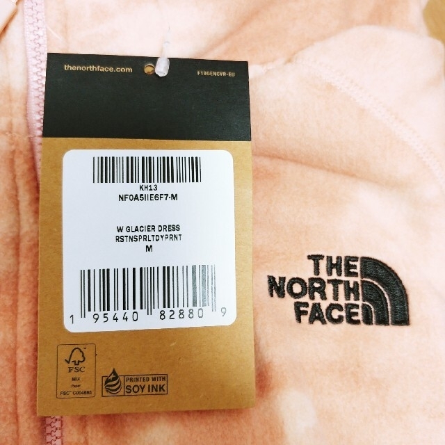 THE NORTH FACE(ザノースフェイス)の海外限定　THE NORTH FACE  ピンク　タイダイ　ワンピース レディースのワンピース(ミニワンピース)の商品写真