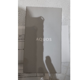 未使用 新品 シャープ AQUOS Sense6 SH-M19Aシルバー 4GB